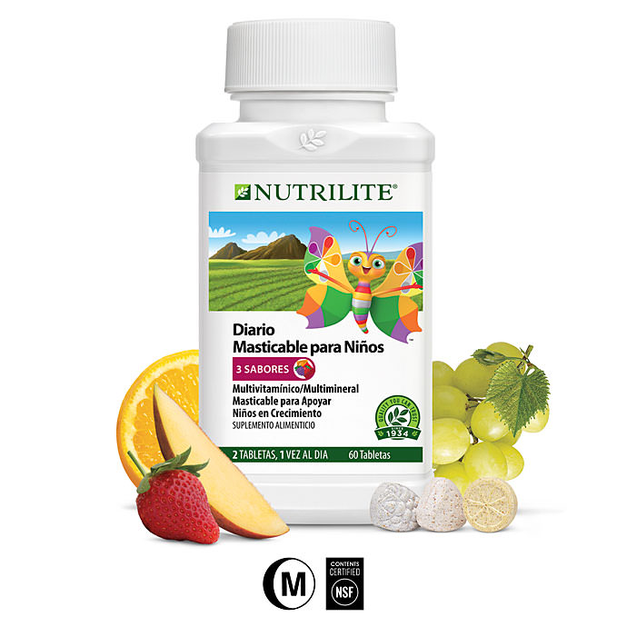 Nutrilite™ Masticable diario para niños, Vitaminas y Suplementos